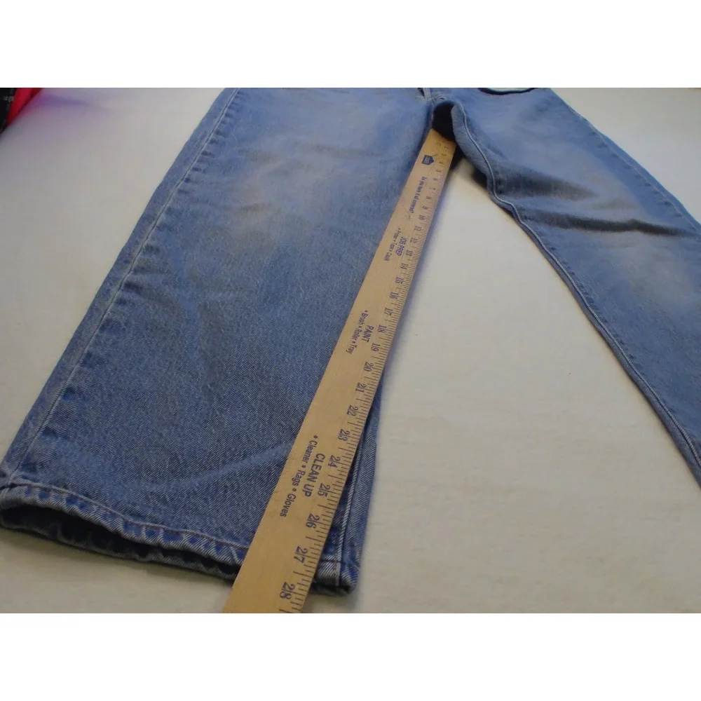 Levis 501 Curve Womens Straight Leg Jeans Blue Medium Denim W30 L30‎ Button Fly